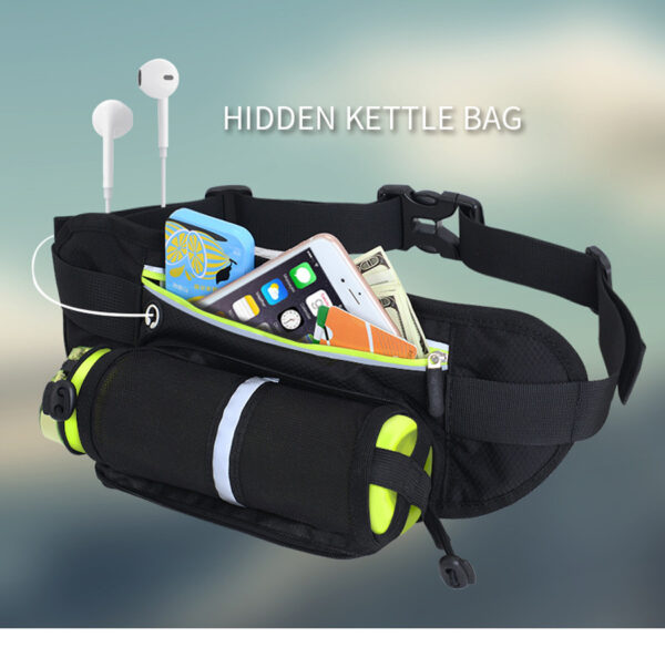 Running Waist Belt Bag With Water Bottle